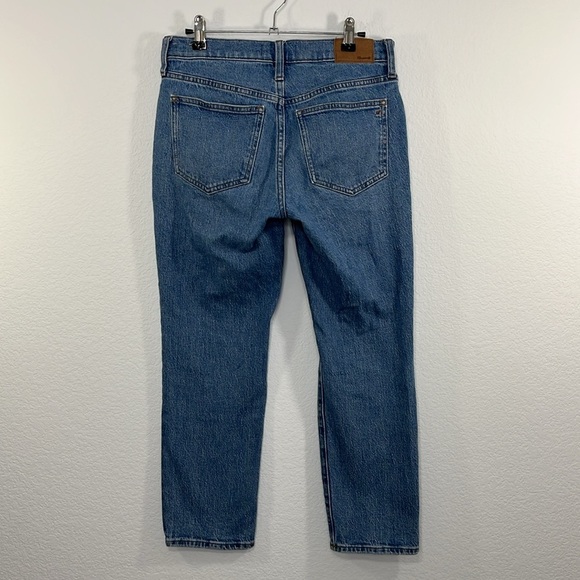 Madewell Mid-Rise Perfect Vintage Jean in Ainsdale‎ Knee-Rip Edition size 26P - Picture 3 of 9